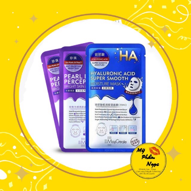 Mặt nạ Cấp Ẩm Dưỡng Trắng HA Hyaluronic Acid Images HA Hyaluronic Acid Super Smooth Moisture Mask