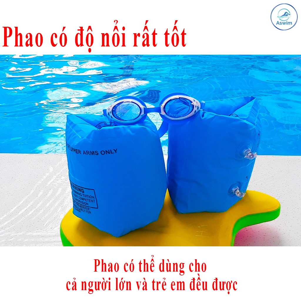 Phao bơi, phao tay, phao lưng tập bơi dùng cho người lớn và trẻ em, phao có độ nổi tốt, phao hỗ trợ tập bơi