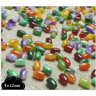10 viên lu thống 8x12mm nhiều màu