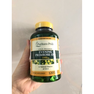 [date mới 07/2027] Tinh dầu hoa anh thảo Puritan Pride Evening Primrose Oil 1300mg 120 viên hoa anh thảo Mỹ
