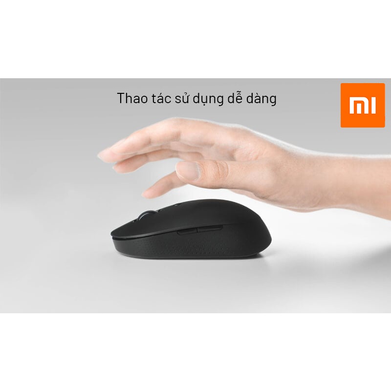 Chuột không dây thông minh Xiaomi Silent Edition, kết nối 2 máy tính cùng lúc, ko gây tiếng ồn