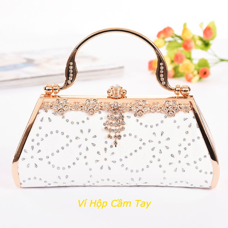 [FreeShip] Ví Cầm Tay Nữ - Bóp Cầm Tay Nữ - Ví Dự Tiệc - Bóp Dự Tiệc - Clutch (VI-NU-107) 🔥MUA NHIỀU GIẢM GIÁ 🔥