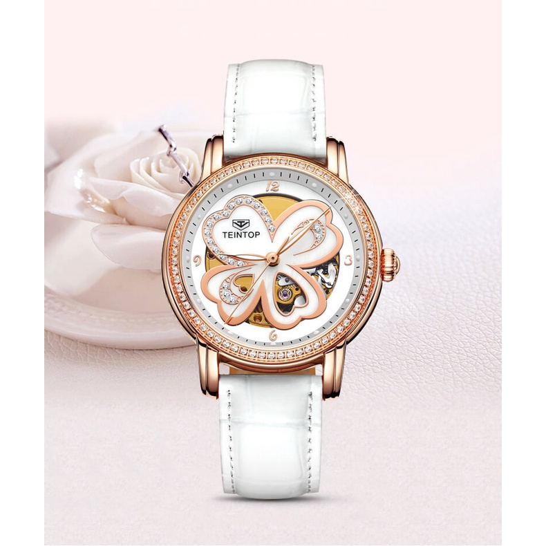 Đồng hồ nữ chính hãng Teintop T7806-2 hàng mới,Kính sapphire ,chống xước,Chống nước,máy cơ(Automatic),Bảo Hành 12 Tháng
