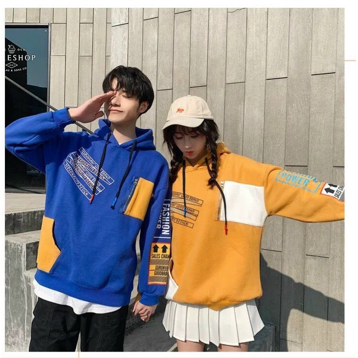 Áo hoodie unisex form rộng chất vải nỉ ngoại dày dặn túi dây kéo cool ngầu cực chất thời trang học đường | BigBuy360 - bigbuy360.vn