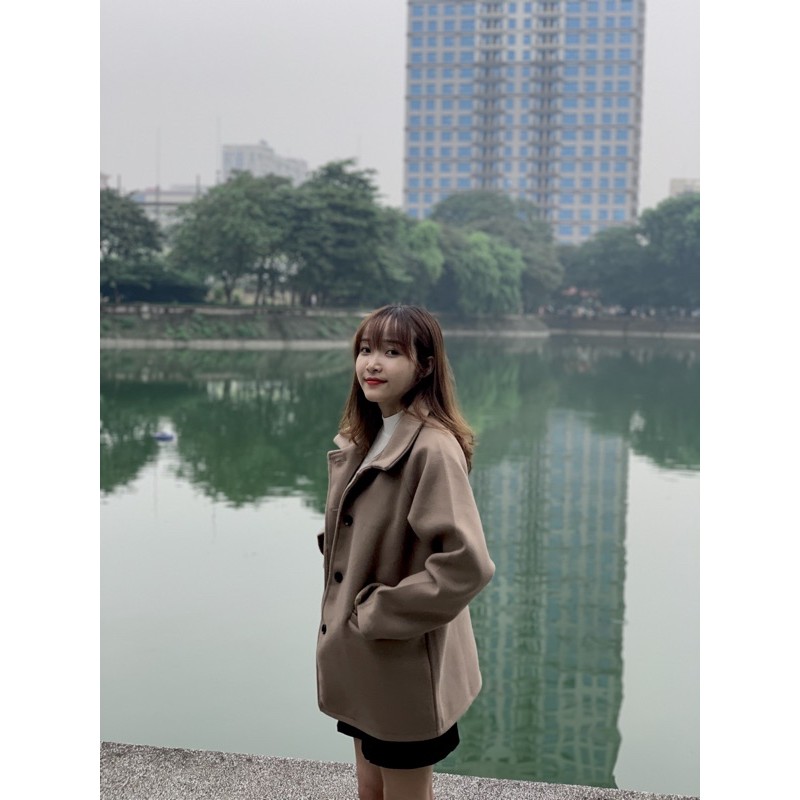 Áo khoác dạ Ulzzang-Áo khoác phong cách Hàn Quốc | BigBuy360 - bigbuy360.vn