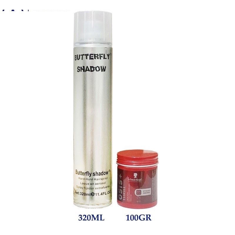Combo Sáp vuốt tóc Osis và Gôm Luxurious/Gôm Shadow/Gôm Silhoutte