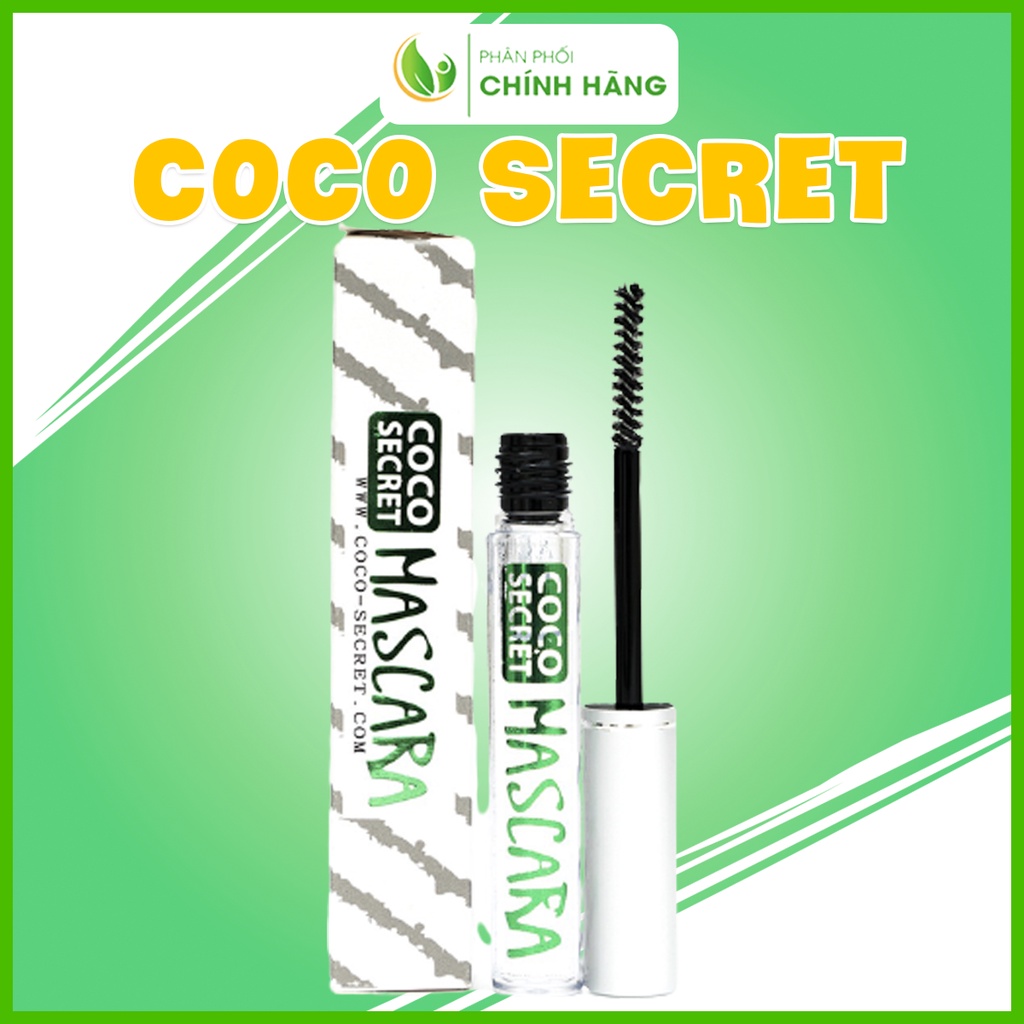 Mascara dưỡng mi dầu dừa Coco Secret, tinh chất dưỡng dài và dày mi, dầu dừa nguyên chất kích thích mọc dài và dày mi