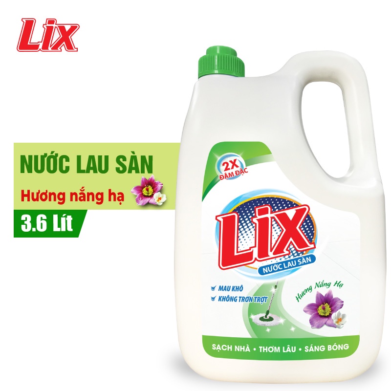 Nước lau sàn LIX hương nắng hạ 3.6 lít LH360