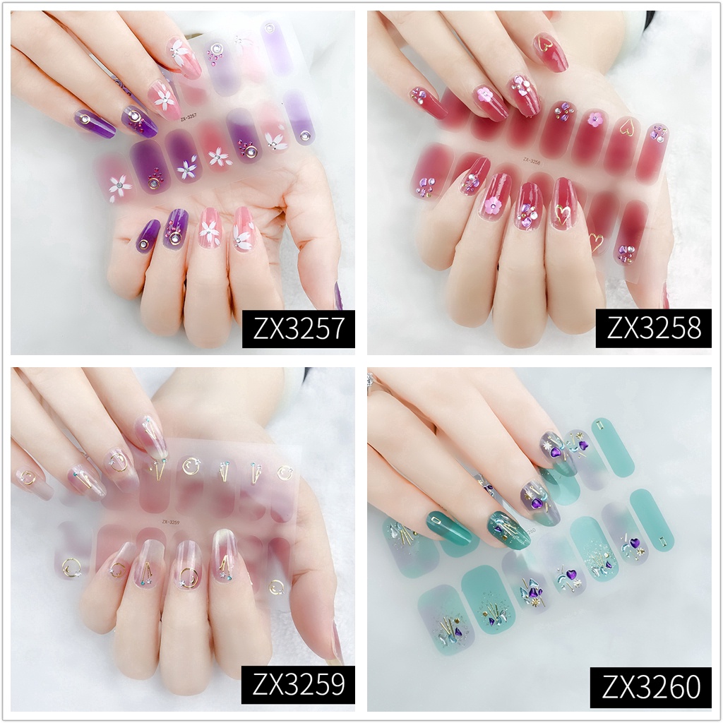 Miếng Dán Trang Trí Móng Tay 3D DIY ZX3277-3294