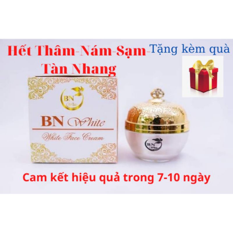 Kem face dưỡng trắng da bn white collagen 25 gram