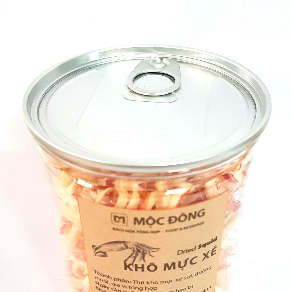 Hộp 100gr khô mực xé loại I món ăn vặt siêu rẻ siêu ngon