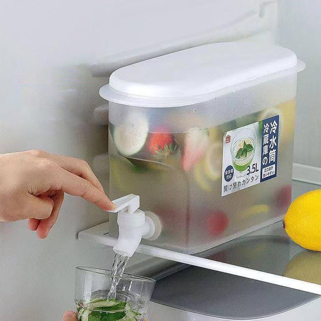 [CHIWANJI]  3.5L Water Jug for Hot and Cold Beverage Household Cold Drinking Pitcher