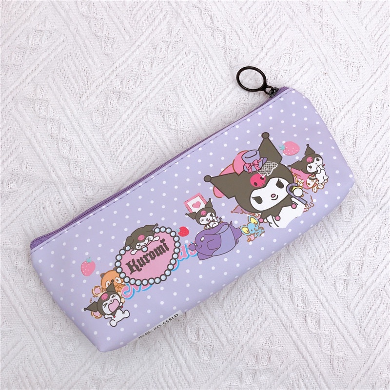 Túi Đựng Bút Có Khóa Kéo Họa Tiết Dễ Thương