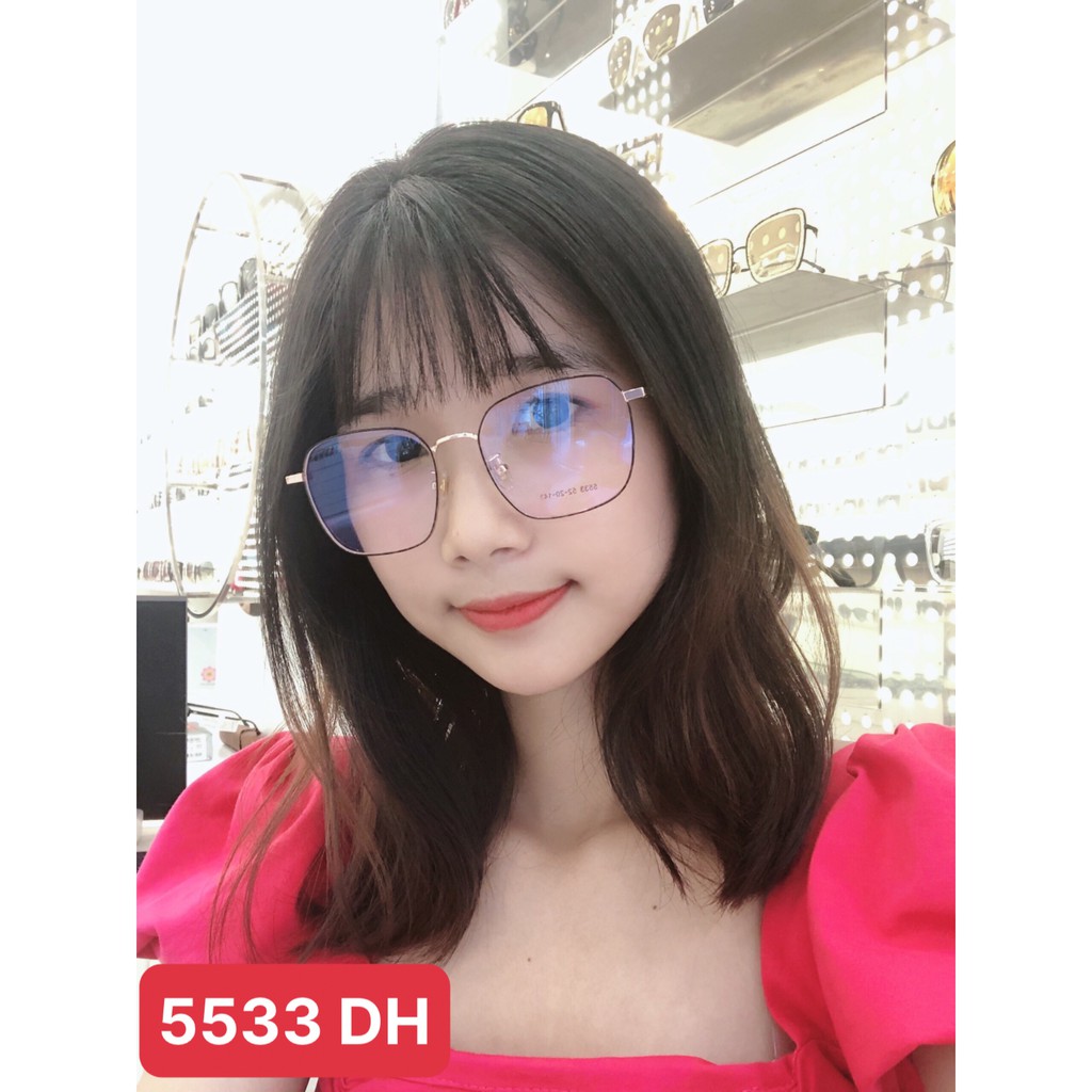 Gọng kính vuông nam nữ Accede dòng Sarifa 5533 màu sắc thời trang, thiết kế dễ đeo bảo vệ mắt