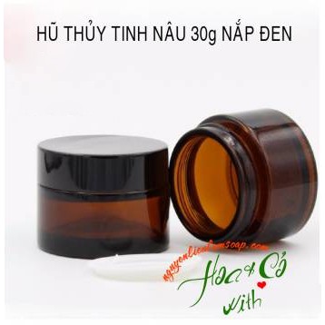HŨ THỦY TINH NÂU NHIỀU SIZE