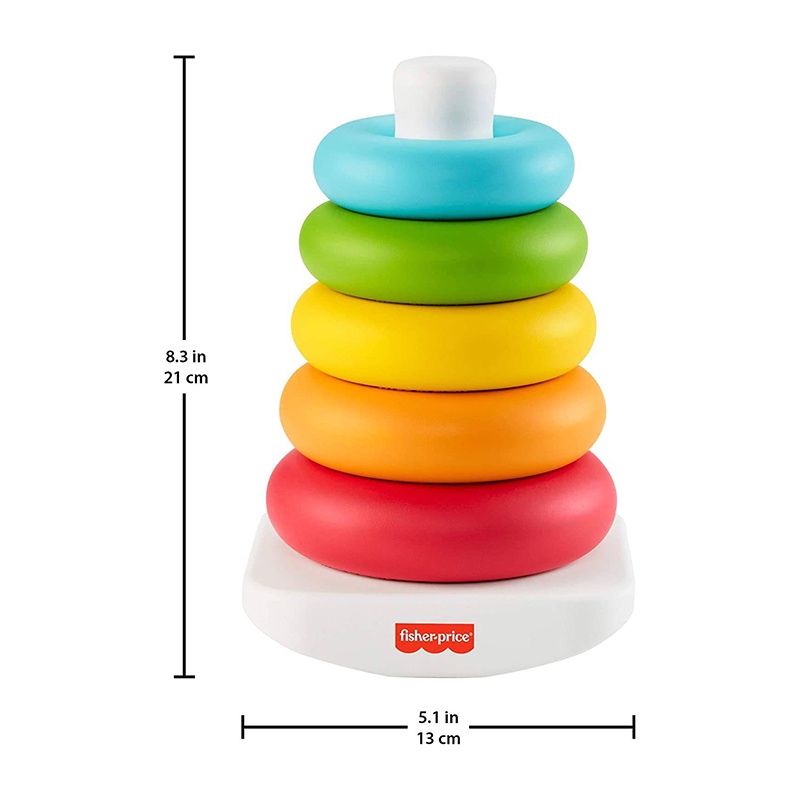 Đồ Chơi FISHER PRICE 19 Đồ Chơi Xếp Chồng Lúc Lắc GYW19