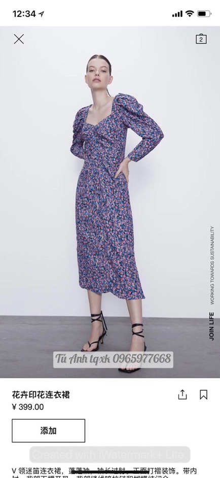 Đầm zara xuất xịn