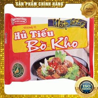 [ Yams Mart ] Combo 3 Hủ Tiếu Bò Kho Nhịp Sống 70G
