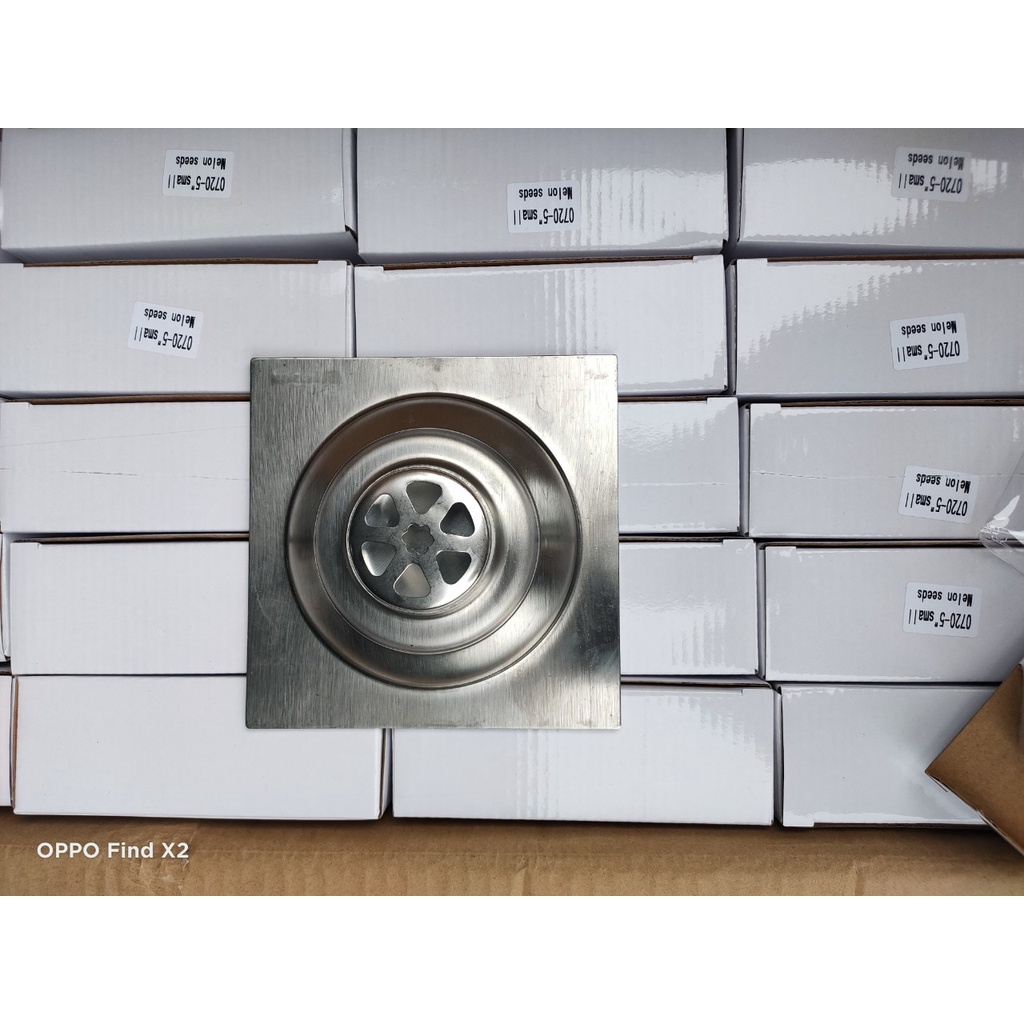 Phễu thoát sàn lược rác Hố Ga Thoát Nước Sàn Bằng 100% INOX 304 chống hôi