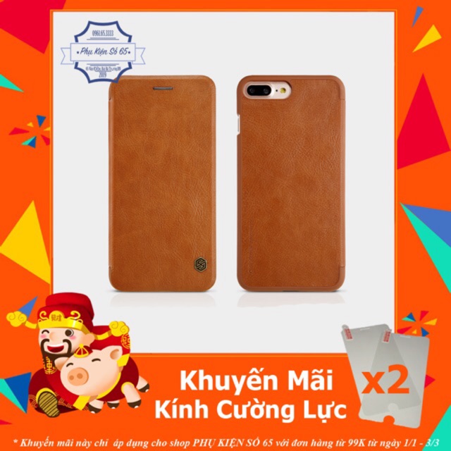 Bao Da NiLLkin Qin Chính Hãng Dành Cho IPhone 6/7/6plus/7plus/8plus/X