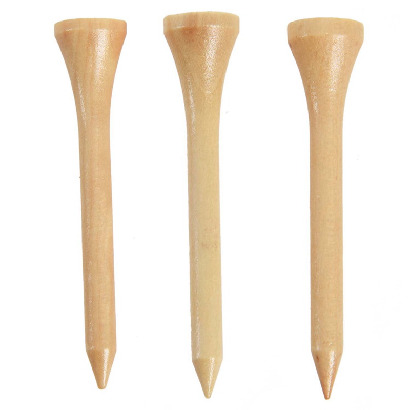 Set 200 bóng golf chữ T bằng gỗ kích thước 54mm