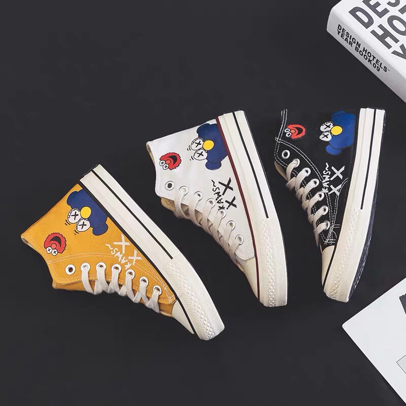 ] Giày thể thao cao cổ in hình ngộ nghĩnh mã 719