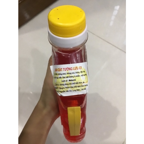 Dầu Cát Tường Lưu Ly đỏ chai 0,5 lít an toàn không mùi không khói