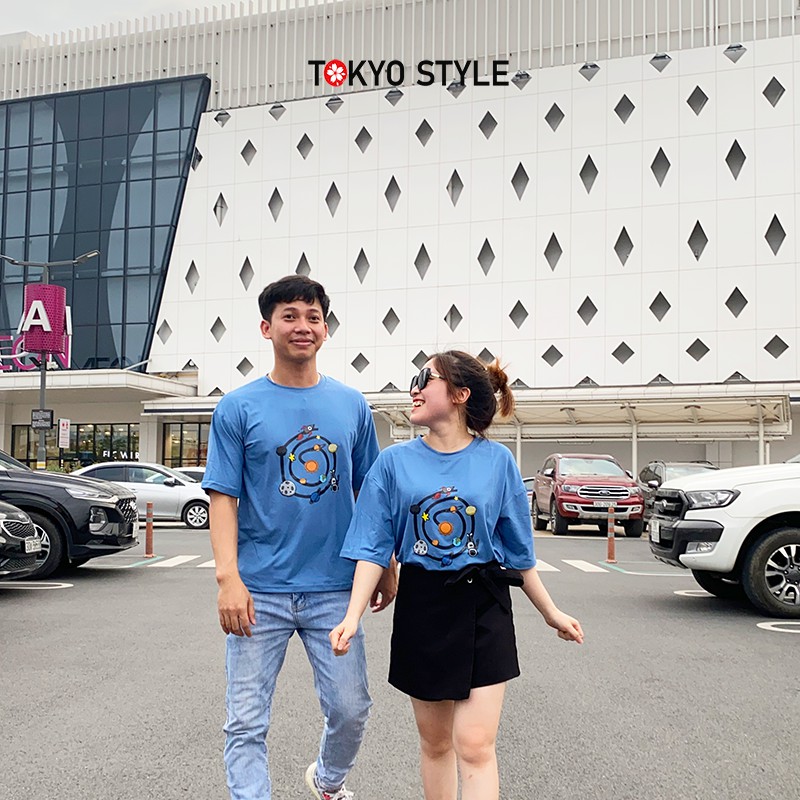 Áo thun unisex nam nữ AP06 tokyo style dáng rộng cotton 4 chiều phong cách hàn quốc,chất vải cotton mát co giãn, dày dặn | BigBuy360 - bigbuy360.vn