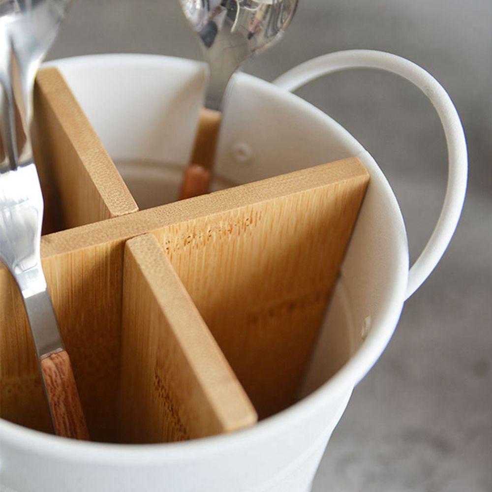 Giá Đỡ Dụng Cụ Ăn Uống Bằng Tre Tiện Dụng Cho Nhà Bếp