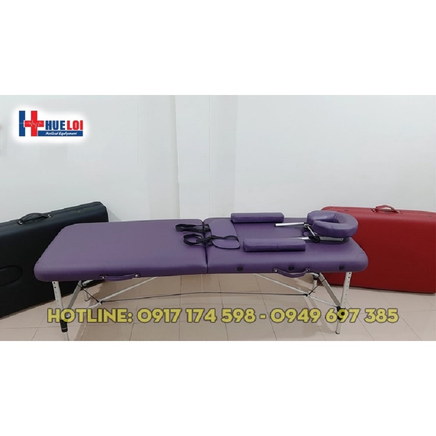Giường massage gấp di động chân nhôm cao cấp HL2