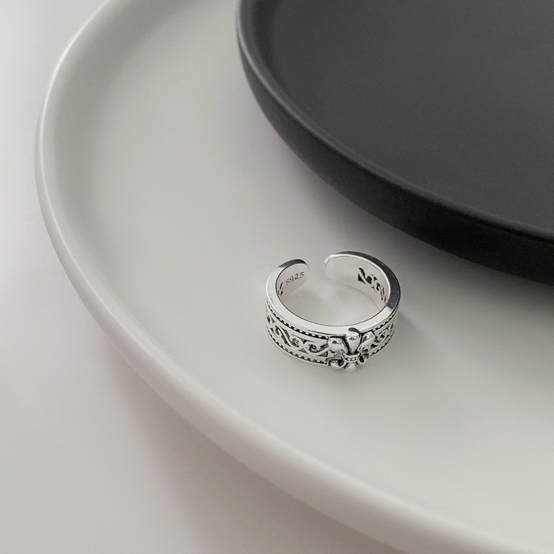 Nhẫn Hở Hình Hoa Xinh Xắn Thời Trang  191113Nhẫn Thời Trang Đơn Giản Dễ Phối Đồ Dành Cho Cặp Đôi