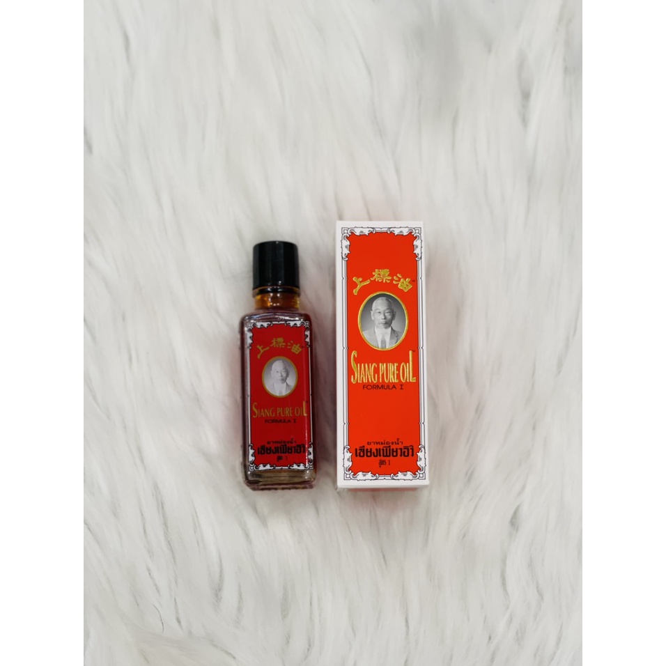 Dầu gió Đỏ Siang Pure Oil Thái Lan (25cc/chai lớn dài) - LOẠI 1