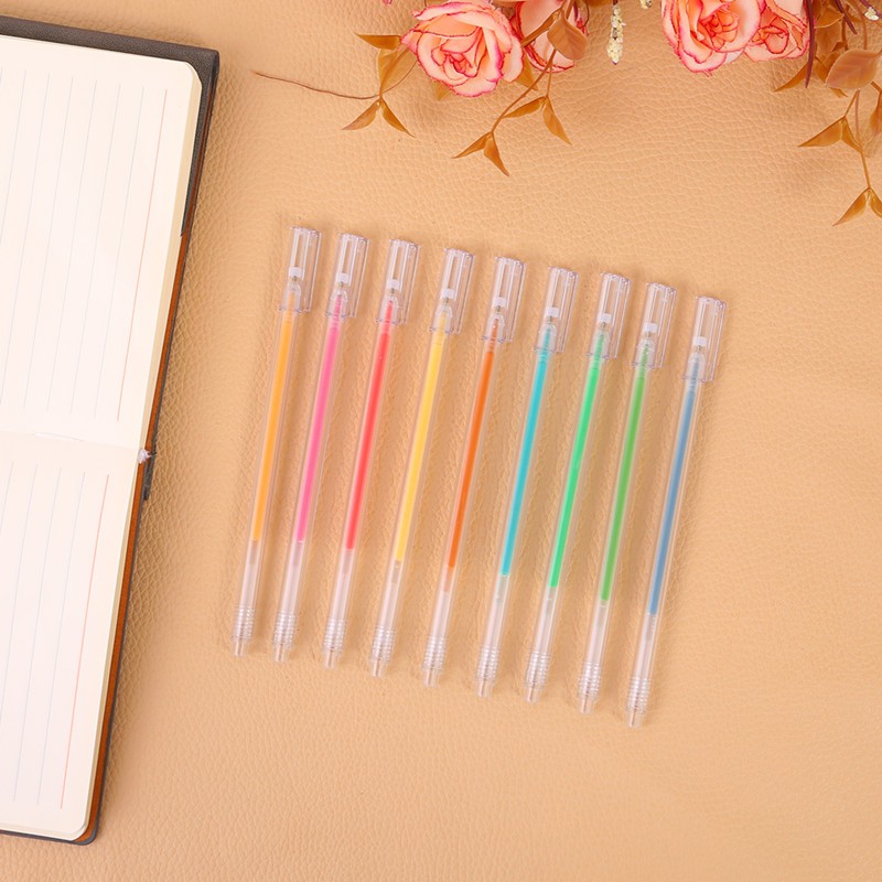 [Colorfulshop] Bút viết Set 9 bút mực màu sắc khác nhau cho học sinh