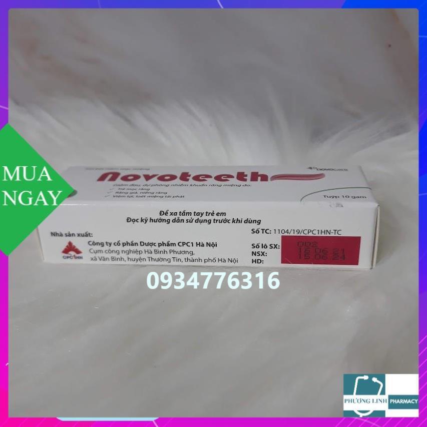 Novoteeth – Gel bôi nhiệt miệng tuýp 10g