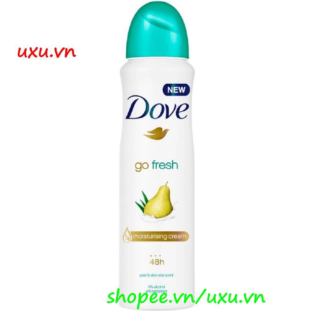 Xịt Khử Mùi Nữ 150Ml Dove Go Fresh Go Fresh Lê, Với uxu.vn Tất Cả Là Chính Hãng.