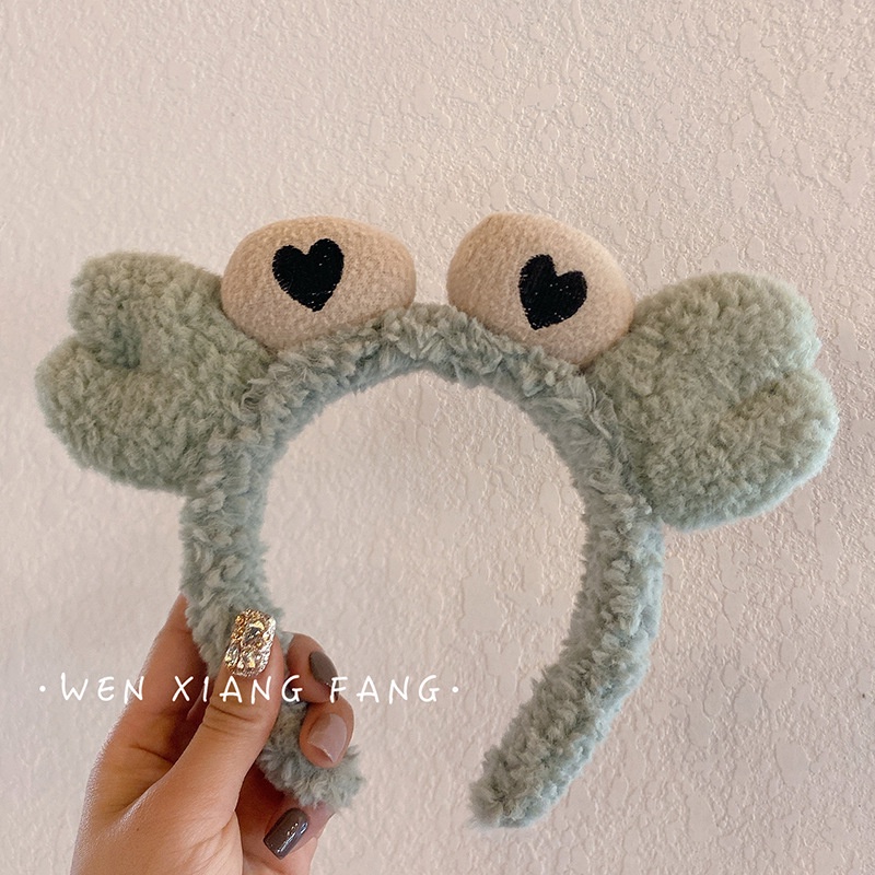 Băng Đô Cài Tóc Hình Chú Cua Hoạt Hình Dễ Thương Cho Nữ