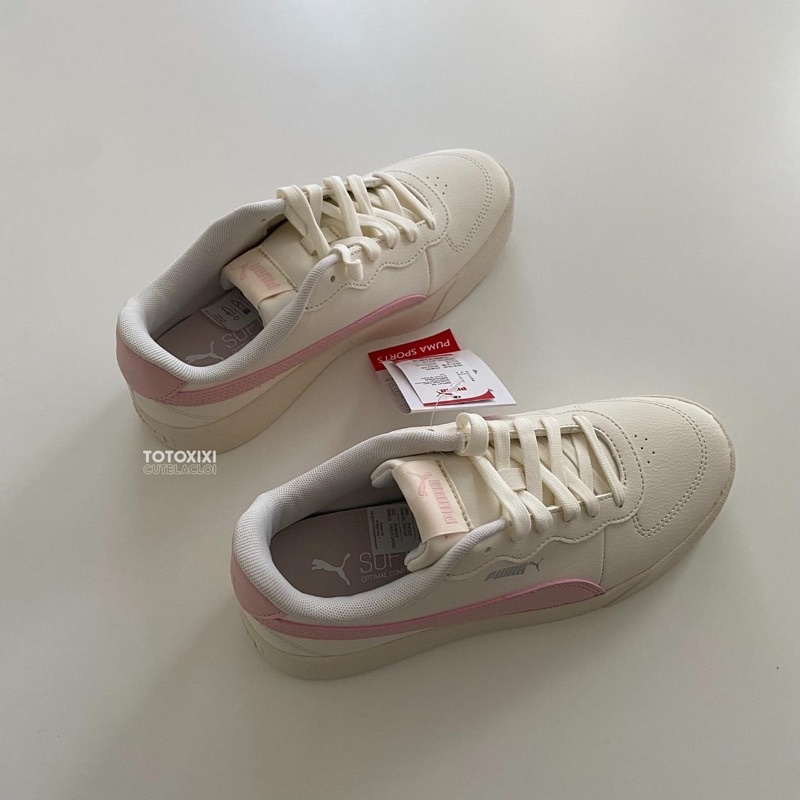Giày thể thao Puma Skye Clean sọc HỒNG