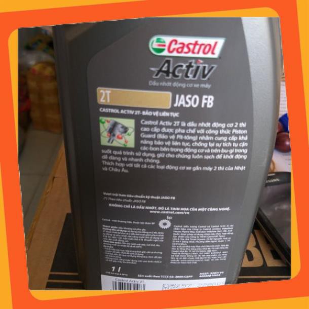 Nhớt 2 thì castrol activ 1lit