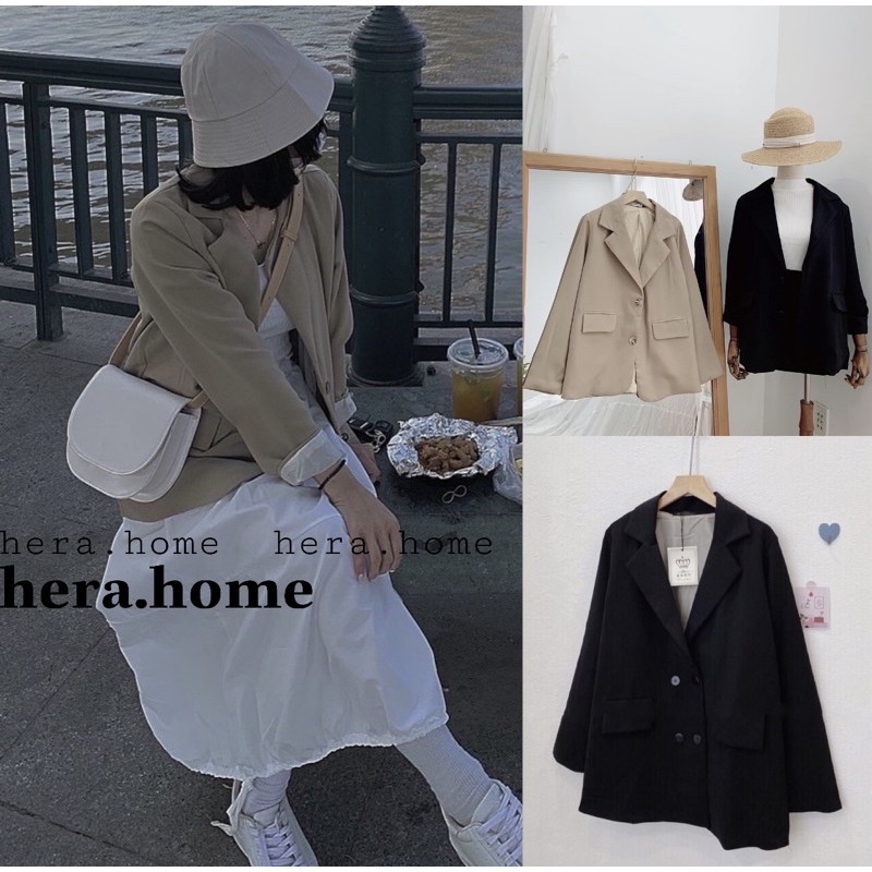 Blazer nâu tây 2 lớp kèm hình thật + video ở cuối