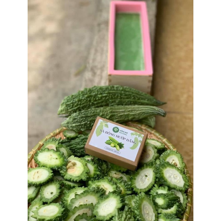 Xà Bông thiên nhiên các loại 100gram (Nghệ tươi, mướp đắng, trà xanh....)