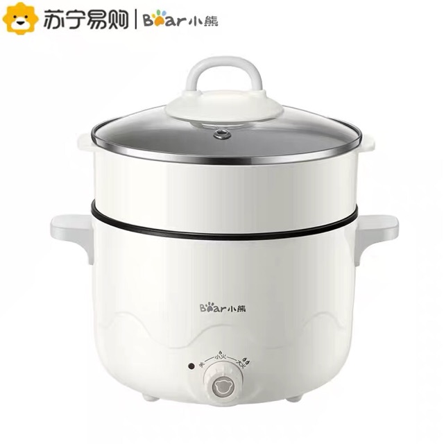 NỒI ĐIỆN BEAR 2.5L ĐA NĂNG CHỐNG DÍNH KÈM LỒNG HẤP CHÍNH HÃNG