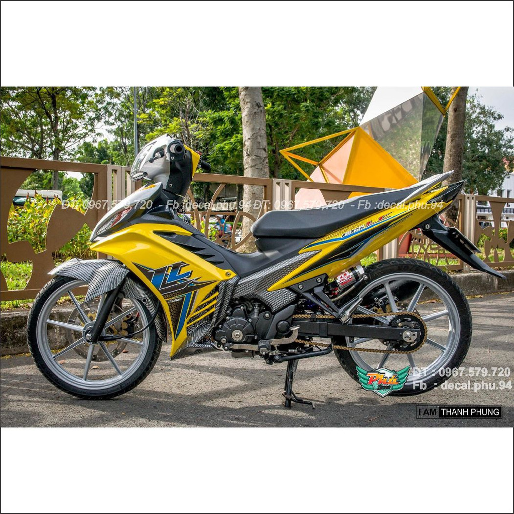Tem Rời Exciter 135 LC vàng bạc (J)