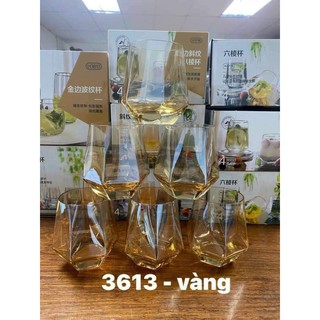 BỘ 6 CỐC THUỶ TINH PHA LÊ