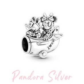 DISNEY Nhẫn Bạc 925 Hình Chuột Mickey Và Minnie 790108C00
