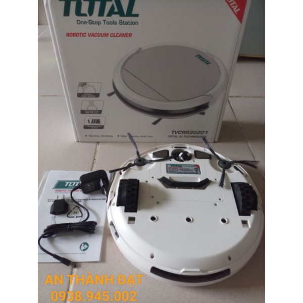 MÁY ROBOT HÚT BỤI TỰ ĐỘNG DÙNG PIN TOTAL MODEL: TVCRR30201