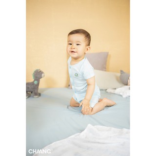 Bộ cộc tay cúc giữa Chaang summer