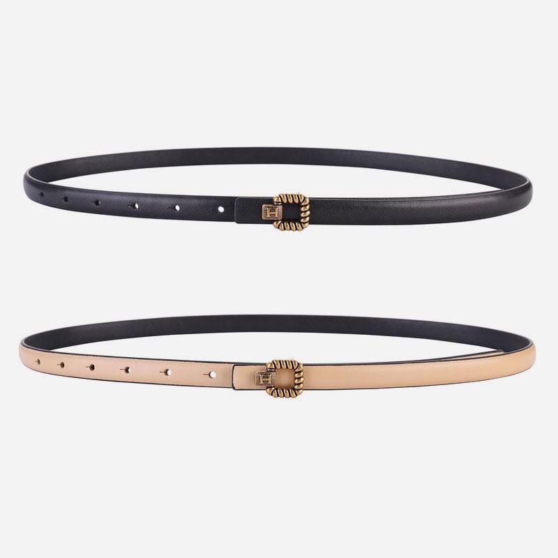 Dây lưng khóa sọc vuông