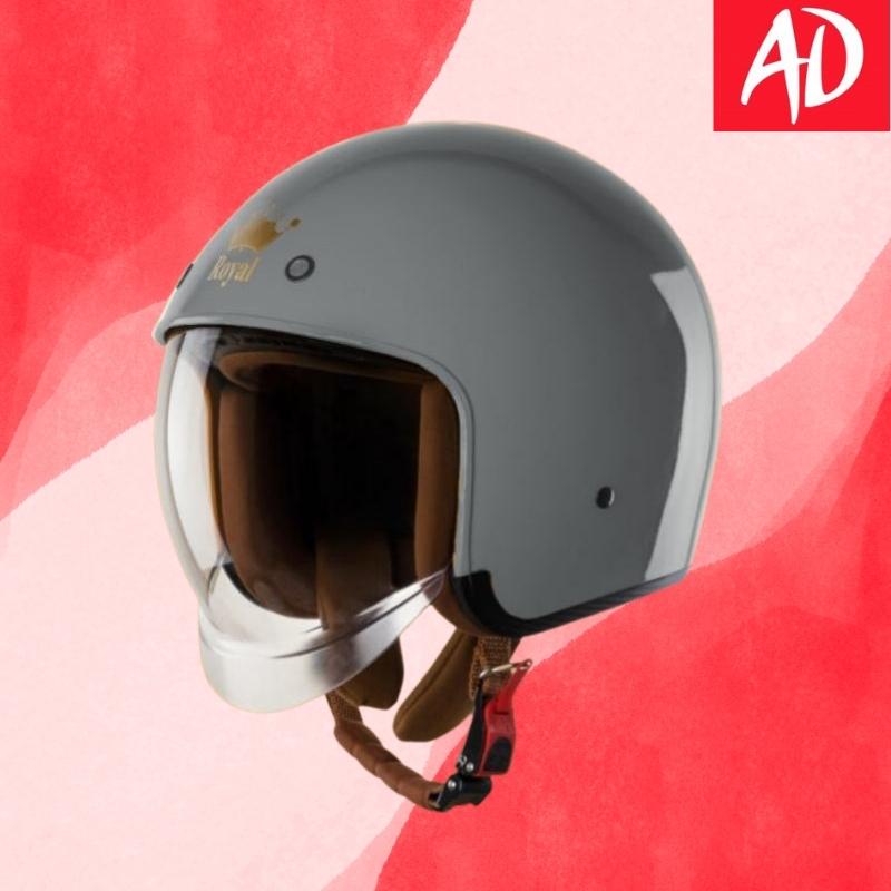 Mũ bảo hiểm 3/4 Royal M139 kính âm ximang bóng, bảo hành 12 tháng