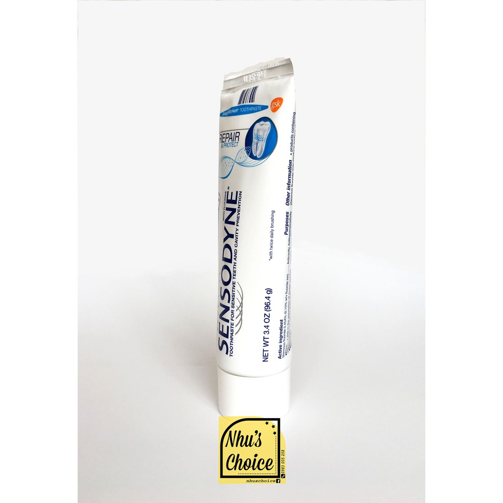 [Hàng Mỹ Nhu's Choice] Kem đánh răn.g Phục hồi răng nhạy cảm Sensodyne Repair & Protect Sensitive Toothpaste 3.4oz/ 96.4