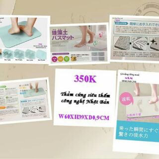 Thảm siêu thấm hút hàng cao cấp